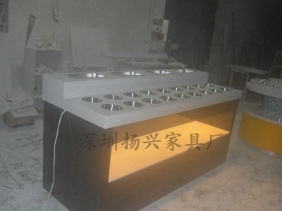 火锅店自助调料台商用不锈钢展示柜消毒柜调味台酱料台调味柜定制
