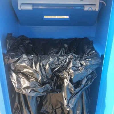 浙江 废弃口罩消毒柜紫外线消毒机 小区废气口罩回收箱 出厂价格 南方塑料分类垃圾桶