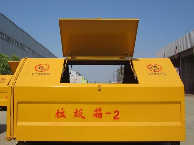 3方冲压压模勾臂式垃圾箱 垃圾收集转运周转箱 垃圾箱工厂直销