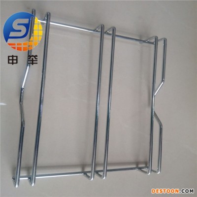 河北省申举生产定制烧烤工具加粗镀铬网片晾晒架子波纹网蛋糕烘培架冷却架烘焙工具烧烤网架晾晒网盘消毒柜不锈钢层架