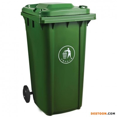 优质供应街道园林分类垃圾桶 市政环卫配套可挂车垃圾桶 塑料垃圾桶厂家