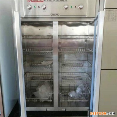 鲁博 供应热风循环消毒柜 食堂消毒碗筷柜 内置不锈钢架子