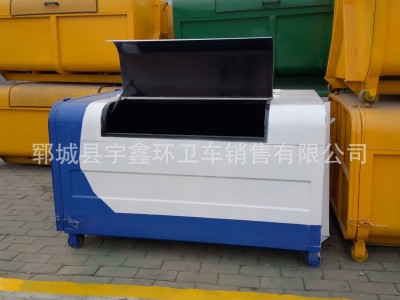 户外钩臂式垃圾箱 大型1方2方3方4吨5吨6吨 勾臂车专用加厚 铁垃圾收集中转箱