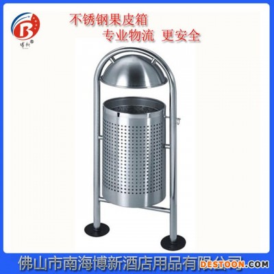 博新不锈钢冲孔直投式户外垃圾桶 圆形不锈钢垃圾桶 可来图定制LJT-B253A