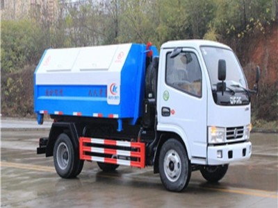 福田小型垃圾车 钩臂式垃圾车 生活垃圾车转运车 拉臂式垃圾车 3方垃圾箱配套垃圾车
