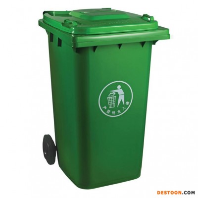 社区加厚塑料挂车垃圾桶 室外塑料垃圾桶分类垃圾桶厂家