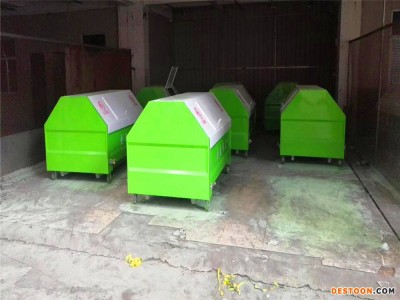 河南洛阳环卫勾臂垃圾箱订做厂家批发勾臂垃圾箱送货上门图1