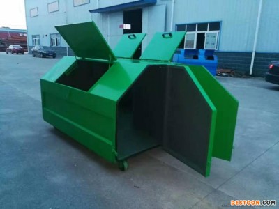 湖南娄底大型垃圾箱定制、个性设计、垃圾箱规格