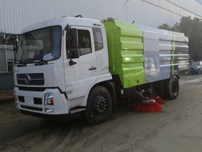 洗扫车 国五道路洗扫车 东风天锦扫路车 水箱3立方 垃圾箱9立方 清洗车图1