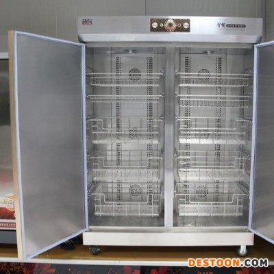消毒柜立式小型商用双门臭氧负离子不锈钢高温消毒碗柜