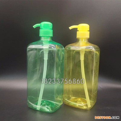 洗洁精瓶 洗洁精壶 洗洁精桶 1L透明按压式瓶子 华硕塑料瓶厂