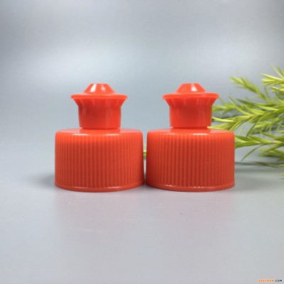 广州晨诺厂家28mm塑料有线洗洁精盖 运动拉伸盖 PP料高质量挤压拉拔盖 安全盖 运动盖 塑料盖子