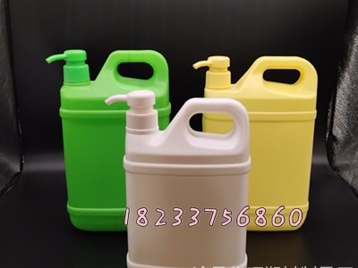 华硕塑料瓶厂 洗洁精桶 洗涤灵壶 洗洁精瓶子 1.29L按压式塑料桶瓶