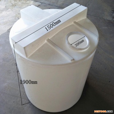3立方药剂搅拌罐 PAM搅拌桶 3000L计量投药桶 3吨pe加药箱 洗衣液洗洁精搅拌桶