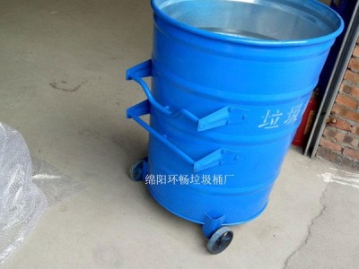 挂车铁质垃圾桶 环卫桶 结实耐用的铁垃圾箱 标准挂车桶