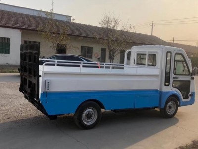 垃圾桶清运车 泰运 垃圾桶尾板车 电动8桶垃圾清运车 价格实惠图1