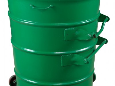 户外铁垃圾桶 市政挂车专用圆形防火大号垃圾桶 360升环卫垃圾桶