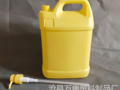 品质上乘 1.29L洗洁精空瓶 塑料化工瓶 按压式塑料洗洁精瓶 万康塑料