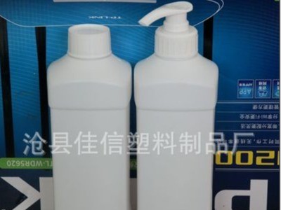 超强塑料 现货 1L安利瓶 1000ml化工塑料瓶 洗衣液瓶子 方瓶 洗洁精包装瓶