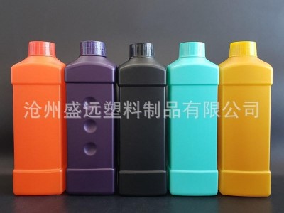 盛远塑料厂 现货1L安利瓶 洗衣液瓶子 1000ml安利瓶 绿叶瓶 方瓶 洗洁精塑料瓶