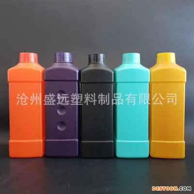 盛远塑料厂 现货1L安利瓶 洗衣液瓶子 1000ml安利瓶 绿叶瓶 方瓶 洗洁精塑料瓶