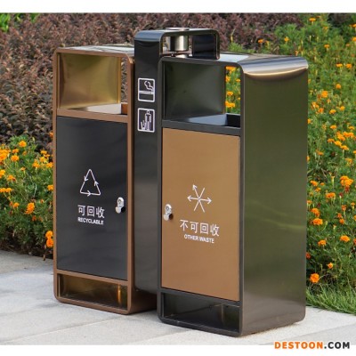 铁板垃圾箱厂家直销天津环亚公司量大从优