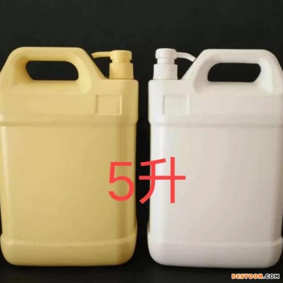 厂家直销 5升塑料瓶  5升洗洁精塑料桶  洗涤塑料壶  各种规格2升 5升 10升等 嘉新定制
