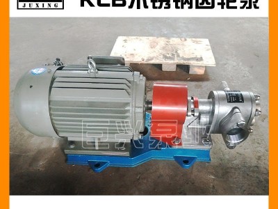 厂家直销 KCB保温齿轮泵 洗涤剂输送泵 巨兴牌生产 KCB齿轮油泵 不锈钢齿轮泵