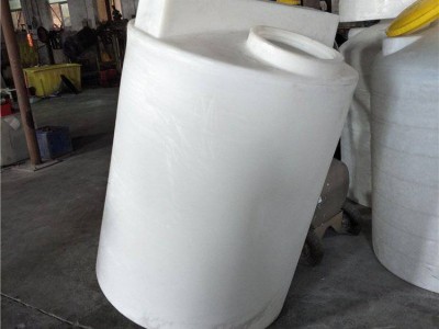 杭州1.5吨尖形化工液体搅拌罐 锥底塑料加药搅拌罐 工厂洗洁精搅拌桶