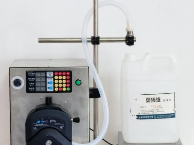 耐高温酸碱液体灌装机大流量40kg智能称重定量 洗衣液洗洁精罐装设备