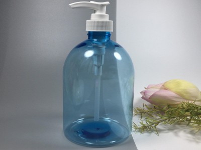 厂家直销500ml透明PET洗手液瓶 乳液按压塑料瓶 泡沫瓶颜色可定制 洗涤剂瓶子