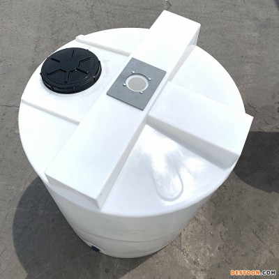 森科塑业供应3吨加药桶pe塑料加药罐计量投药桶酸碱溶液洗洁精搅拌桶3立方搅拌加药箱