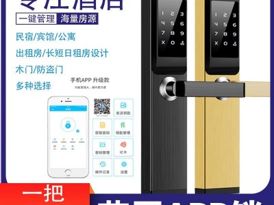 密码通通锁 民宿酒店公寓密码锁 智能手机管理密码锁 app控制远程密码锁科技侠系统通通锁