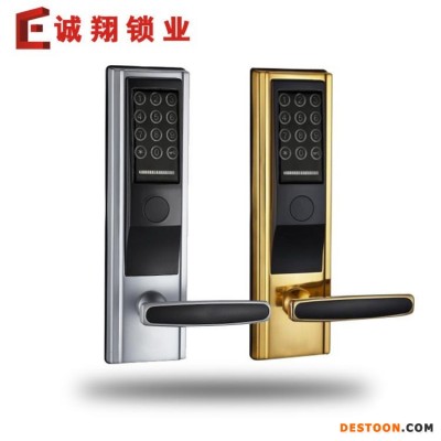 深圳诚翔锁8018通锁招商 远程APP蓝牙民宿锁 租房公寓密码锁 一卡通学校智能门锁卧室远程蓝牙密码锁
