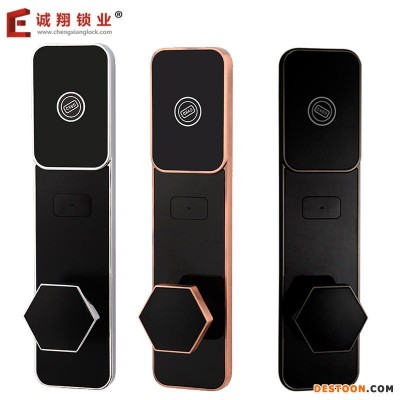 深圳诚翔锁业招商 8081远程APP蓝牙民宿锁 代理加盟租房公寓密码锁 一卡通学校智能门锁通通锁IC卡锁