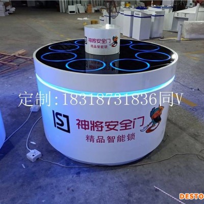 海口代理佳仕源不锈钢指纹锁展示柜海南有限公司电子锁陈列展示柜
