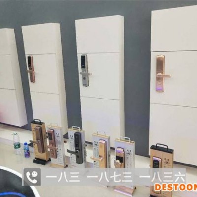 大理海尔指纹锁展示柜箭牌智能门锁家用防盗门指纹密码锁具柜台厂家报价