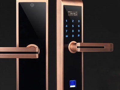 上海宏兴智能门锁 家用全自动半自动指纹锁