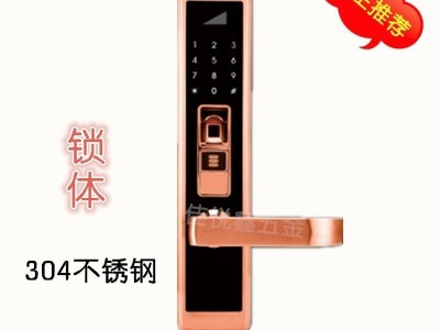 成都市不锈钢智能指纹锁jyx-8800智能家居半导体指纹头上门安装图1