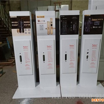 小嘀智能锁展示柜密码锁具展柜亚太天能指纹锁锁架人脸识别
