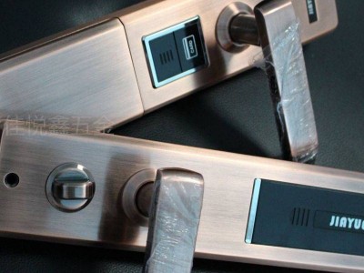 佳悦鑫智能防盗门锁J9800型全不锈钢304指纹密码锁电子指纹锁厂家直销