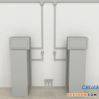 窗口科技加钞间线路管理器（组成：双层密码锁壁插罩、双层线槽、双层储线盒、护线管）设备间离行ATM刚性防护