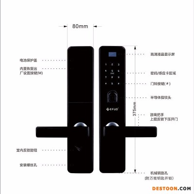 爱而福德指纹锁E10系列