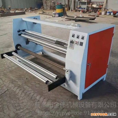 金伟机械 全自动多刀分切机 包覆机配套设备pvc膜分切机 厂家