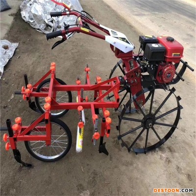 鲁荣生产厂家  手拉覆膜机价格  自走式汽油覆膜机批发  油葵棉花土豆播种覆膜机