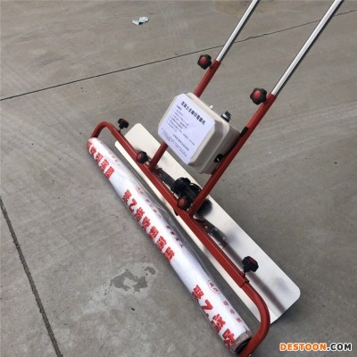 亚汇 800-1500型手拉式覆膜机 混凝土路面盖膜机 去脚印振动覆膜机