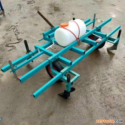 覆膜机 新型农用覆盖地膜机 花生喷药覆膜机 富霖机械 型号齐全