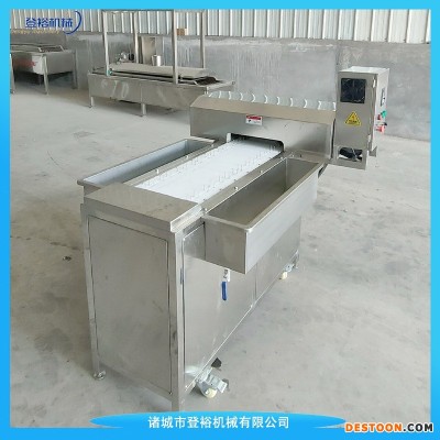 登裕  鸭爪切段机  凤爪劈半设备  连续式加长鸡爪分切机