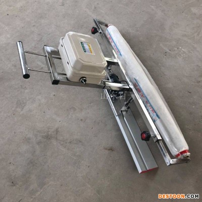 小型混凝土覆膜机 手扶式电动覆膜机 去脚印覆膜机