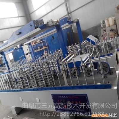 山东曲阜三元机械主营各种包覆机，WFJ-300型冷胶包覆机，热胶包覆机 羊角线包覆机